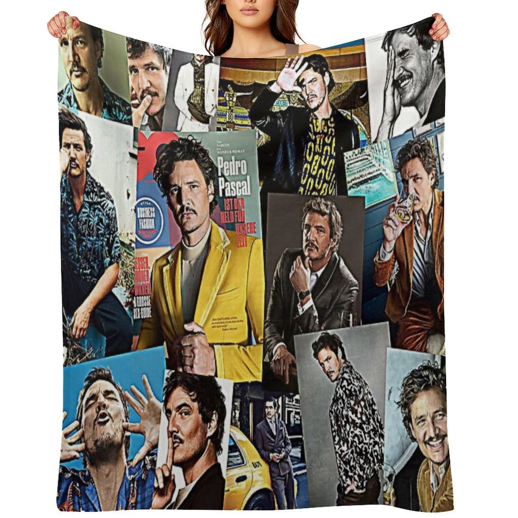 Pedro Pascal Lightweight Throw Blanket