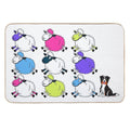 Unique Sheep  Stain-Proof Bath Mat