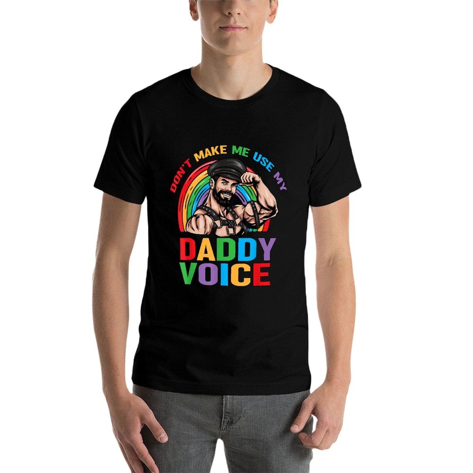LGBT Gay Pride Month Dont Make Me Use My Daddy Voice Funny  Classic T-Shirt
