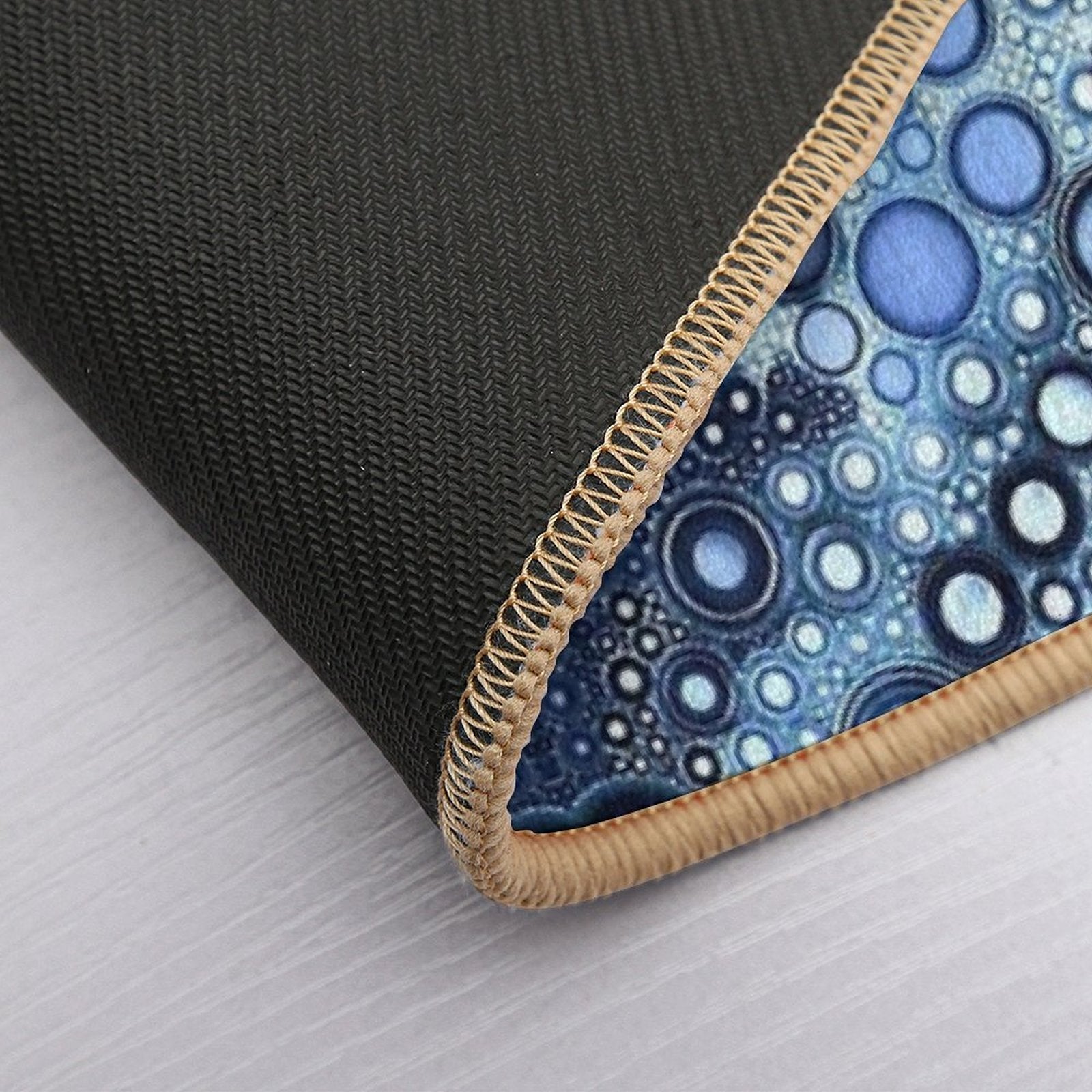 Jewels of Blues  Easy Maintenance Bath Mat
