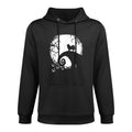 Pomeranian With Moon Halloween Machine Washable Hoodie