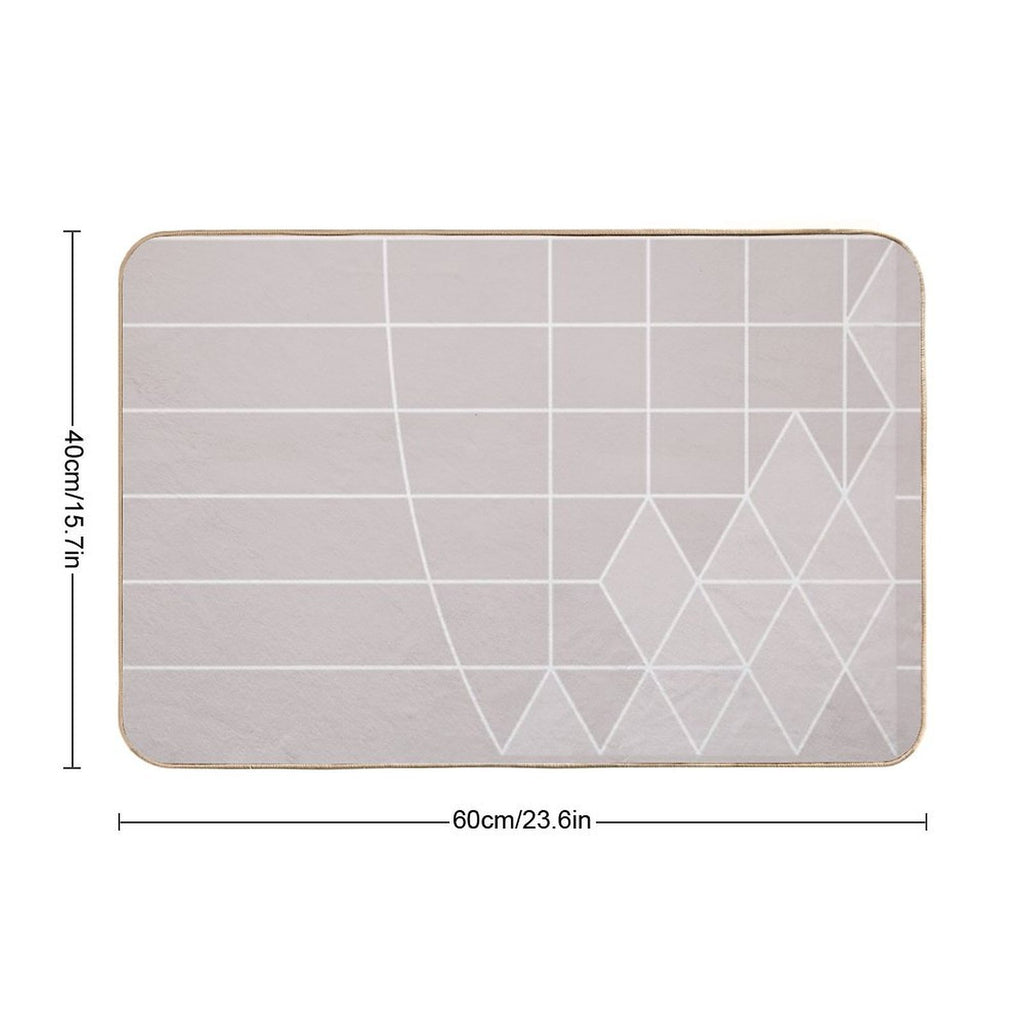 Ice Pink  Absorbent Bath Mat
