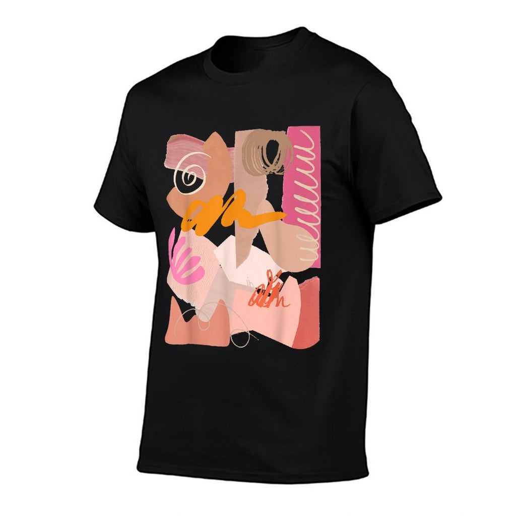 Abstract Pink Art Wearable Modern Design Pastel Color GIFT  Relaxed-fit T-Shirt