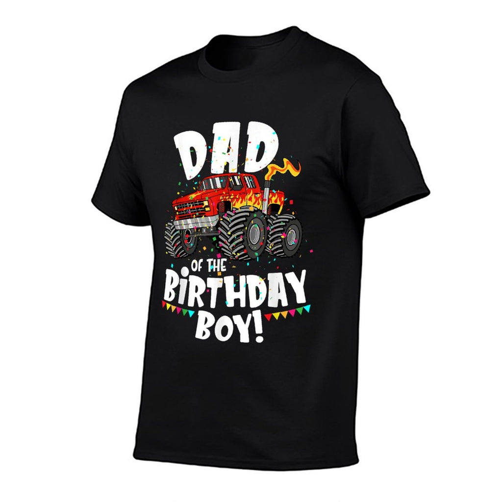Funny Monster Truck Dad Of The Birthday Boy Gift For Him  Moisture-wicking T-Shirt