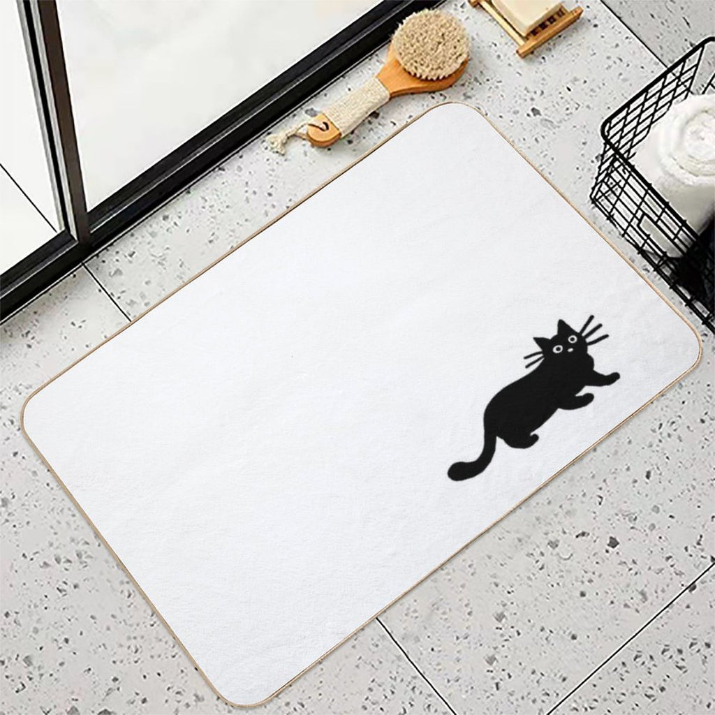 Black Cat(s)  Non-Slip Bath Mat