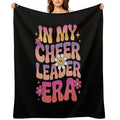 In My Cheer Leader Era Youth Cheerleader Shrink-resistant Throw Blanket