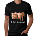 I Eat Cement Funny Cat Meme Internet Memes Funny Memes Gen-Z Comfortable T-Shirt