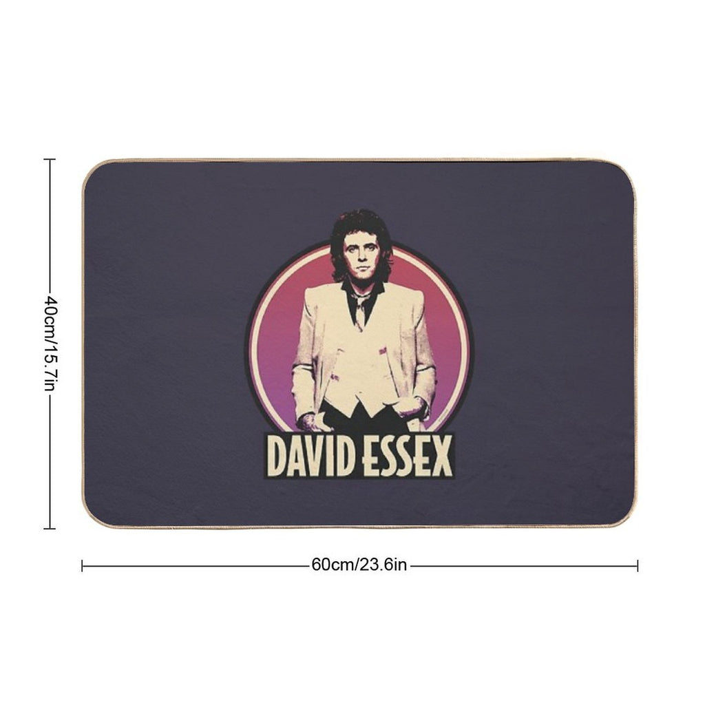 David Essex 70s Pop Music  Absorbent Bath Mat