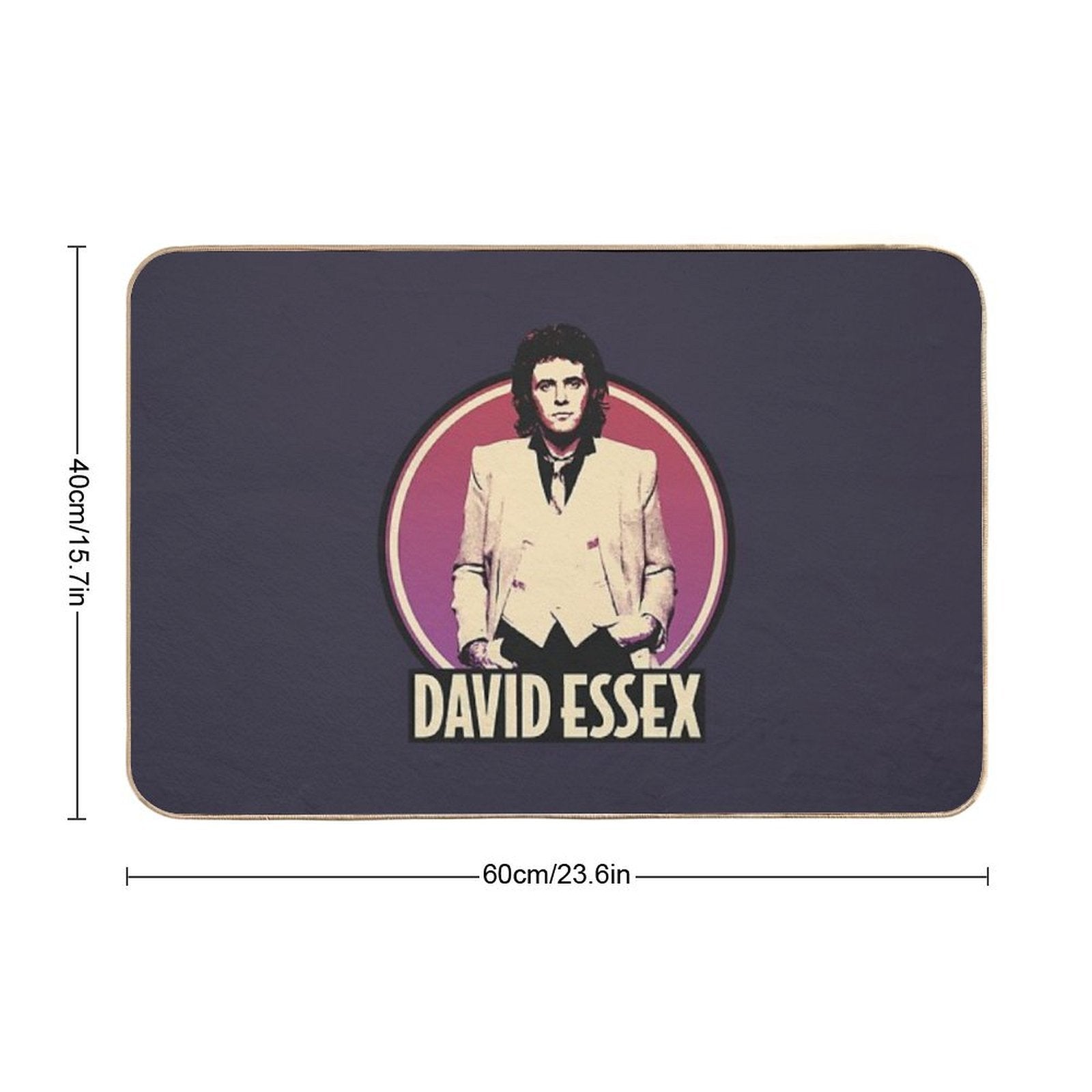 David Essex 70s Pop Music  Absorbent Bath Mat