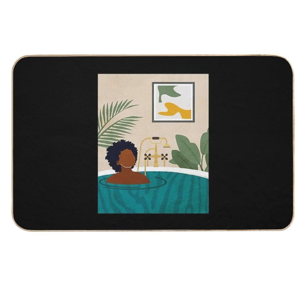 Bathtub Relaxation  Easy To Clean Bath Mat