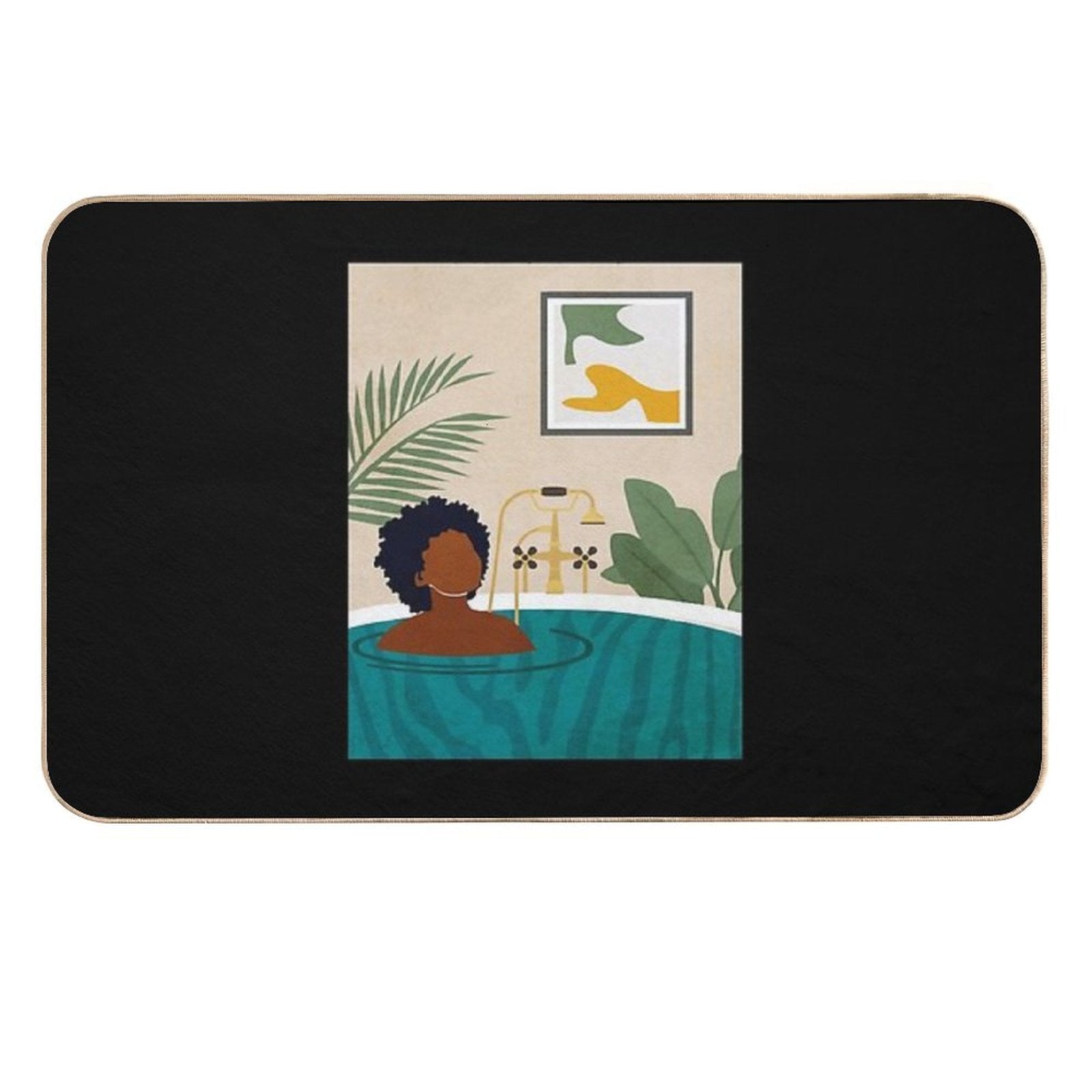 Bathtub Relaxation  Easy To Clean Bath Mat
