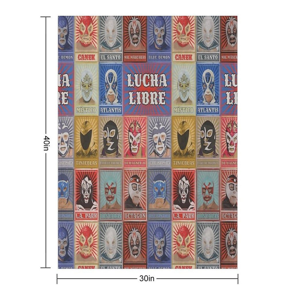 Lucha Libre Legends All-season Throw Blanket