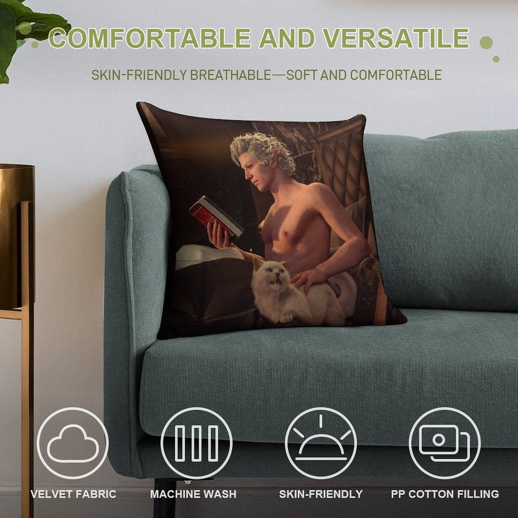 Astarion Soft Gift Ready Throw Pillow