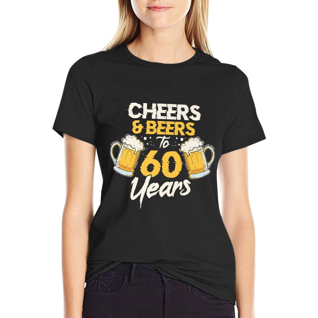 Cheers & Beers 60th Birthday Premium  Affordable Price T-Shirt
