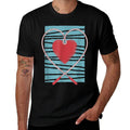 Sweet Heart Jump Rope Skipping Rope Lover  Oversized Silhouette T-Shirt