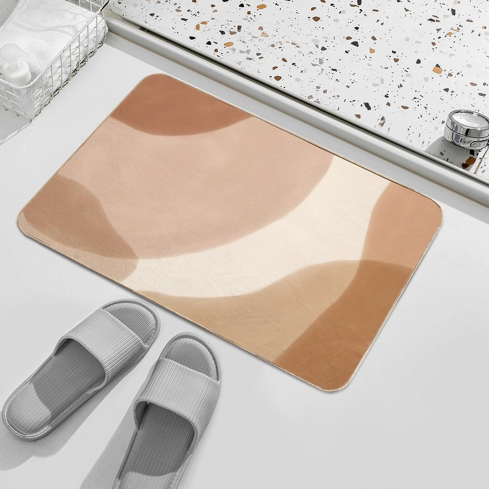 Earth Shapes  Easy Maintenance Bath Mat