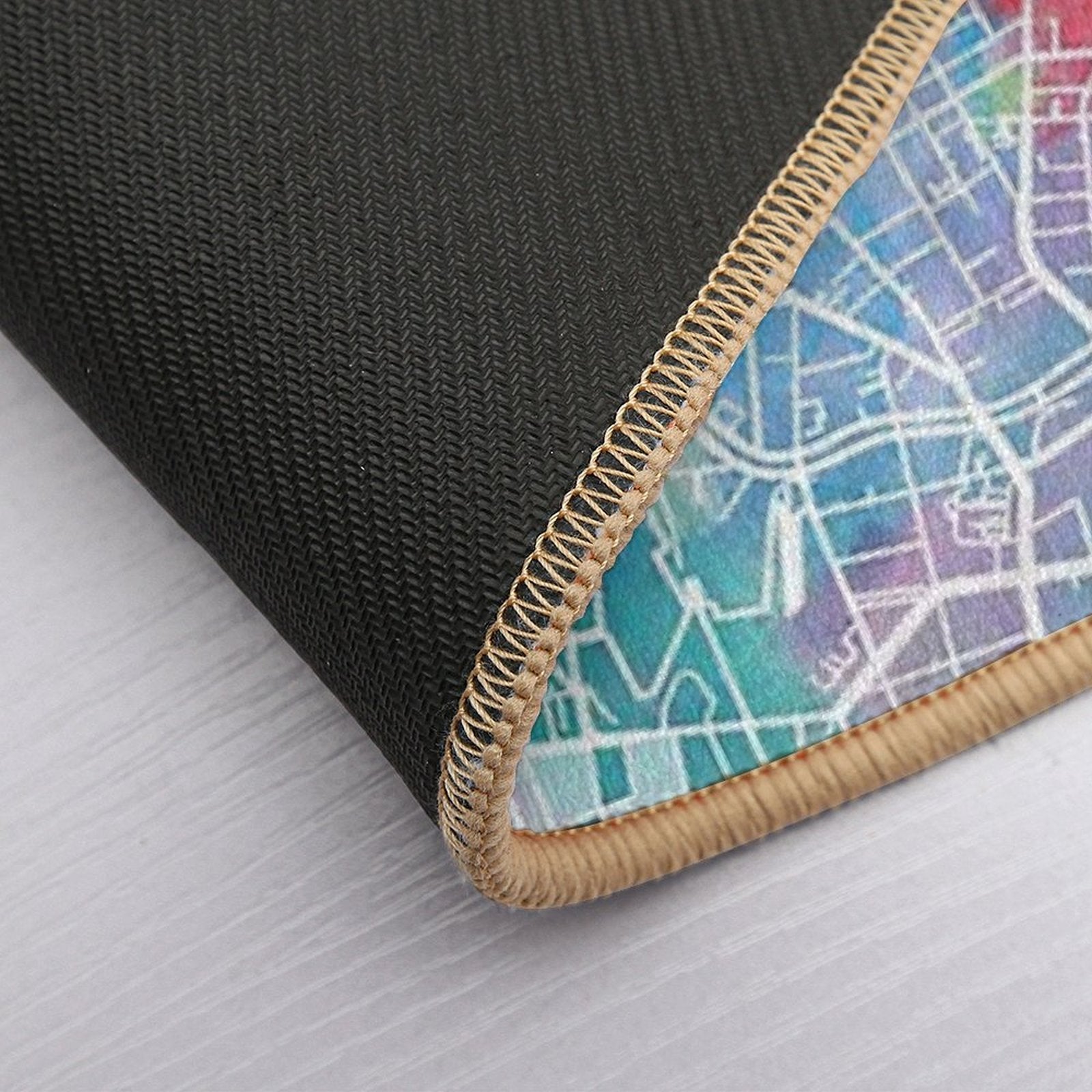 Berlin Map  Eco-Friendly Bath Mat