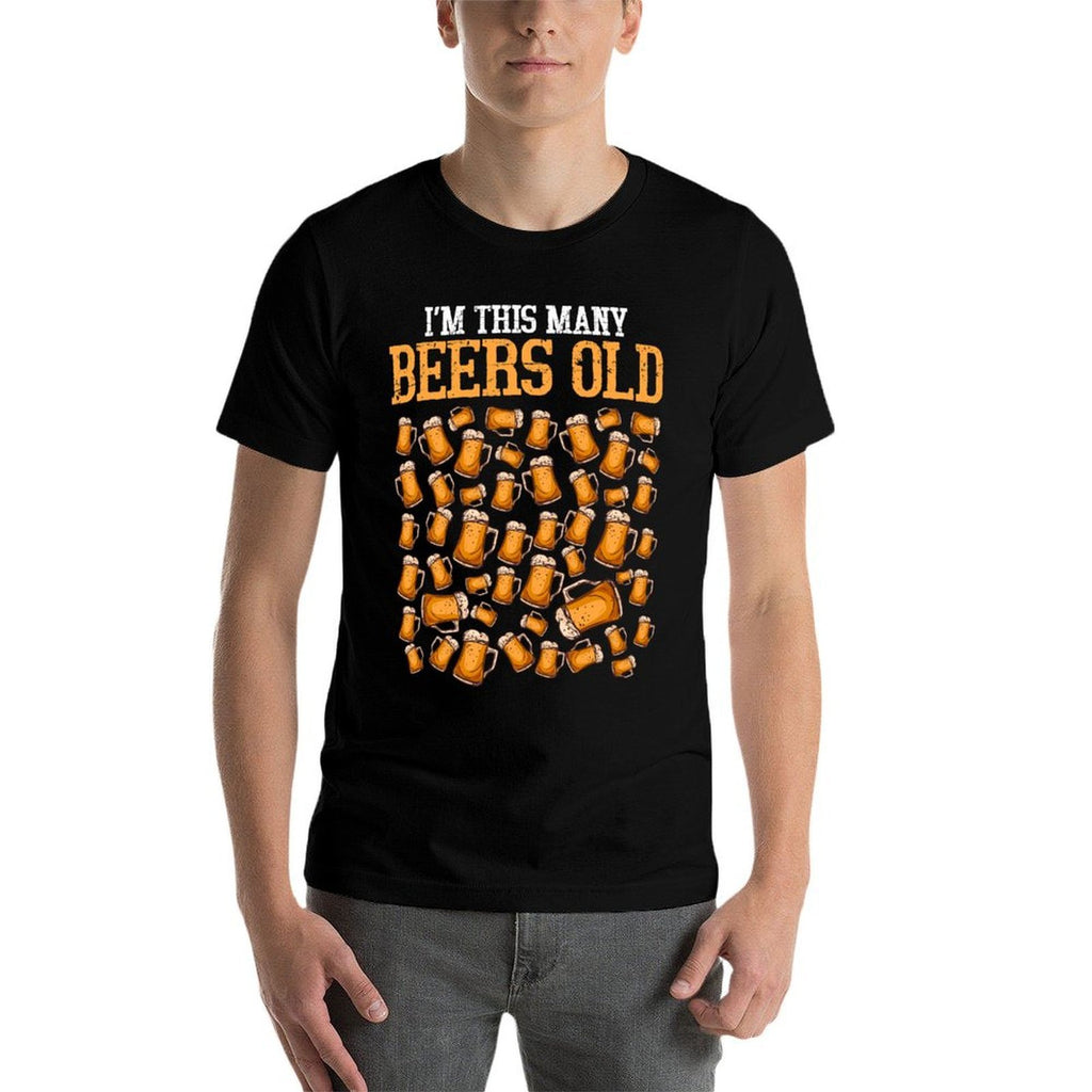 Funny 50 Year Old Beer Drinking Gag Gift 50th Birthday  Vintage-inspired T-Shirt
