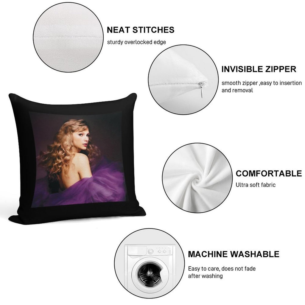 Speak Now Taylor Swift Soft Washable Throw Pillow
