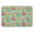 Camping Glamping in Vintage Trailers!  High-Traffic Bath Mat