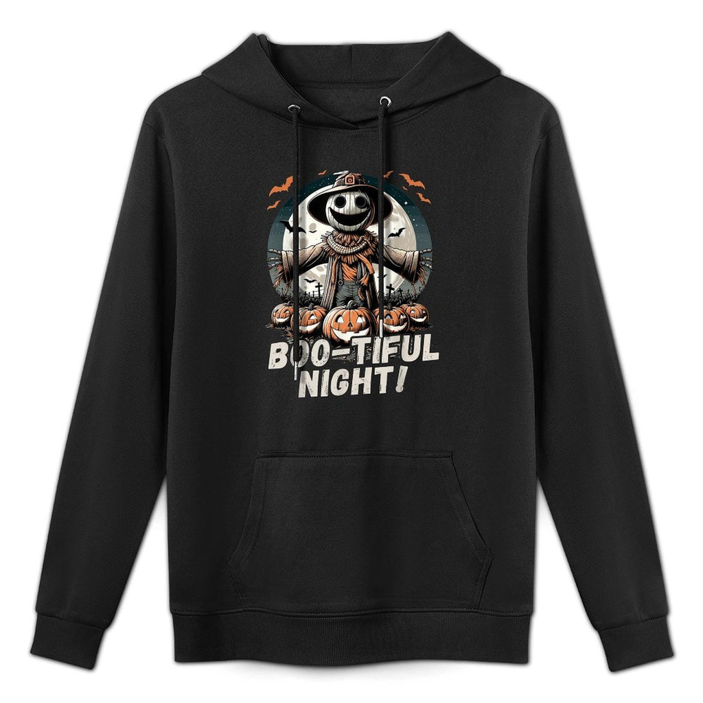 Scarecrow, Halloween, Boo-tiful Night, Festive, Twilight Relaxed Fit Hoodie