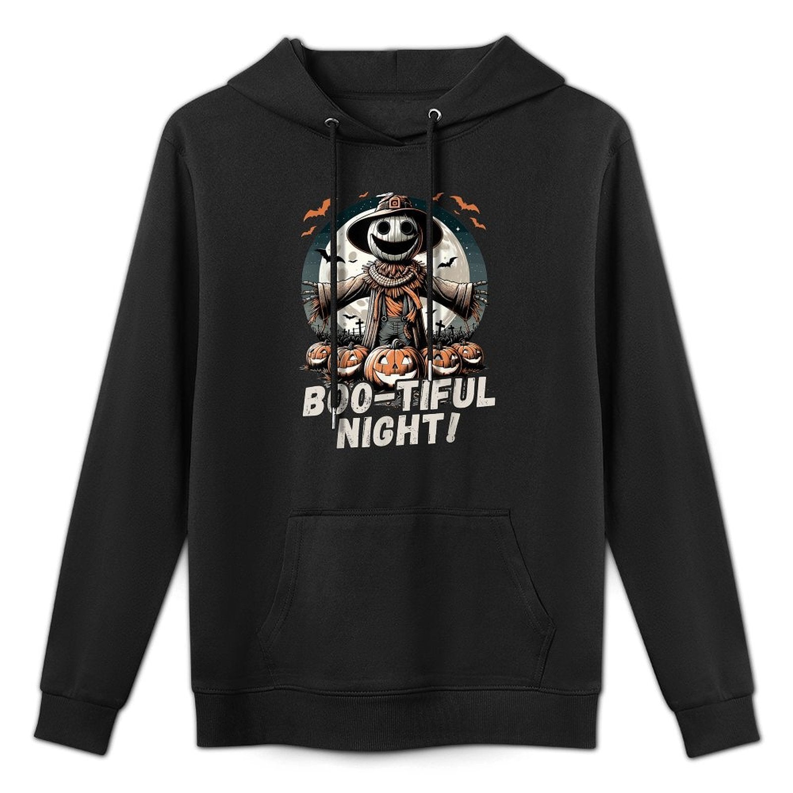 Scarecrow, Halloween, Boo-tiful Night, Festive, Twilight Relaxed Fit Hoodie