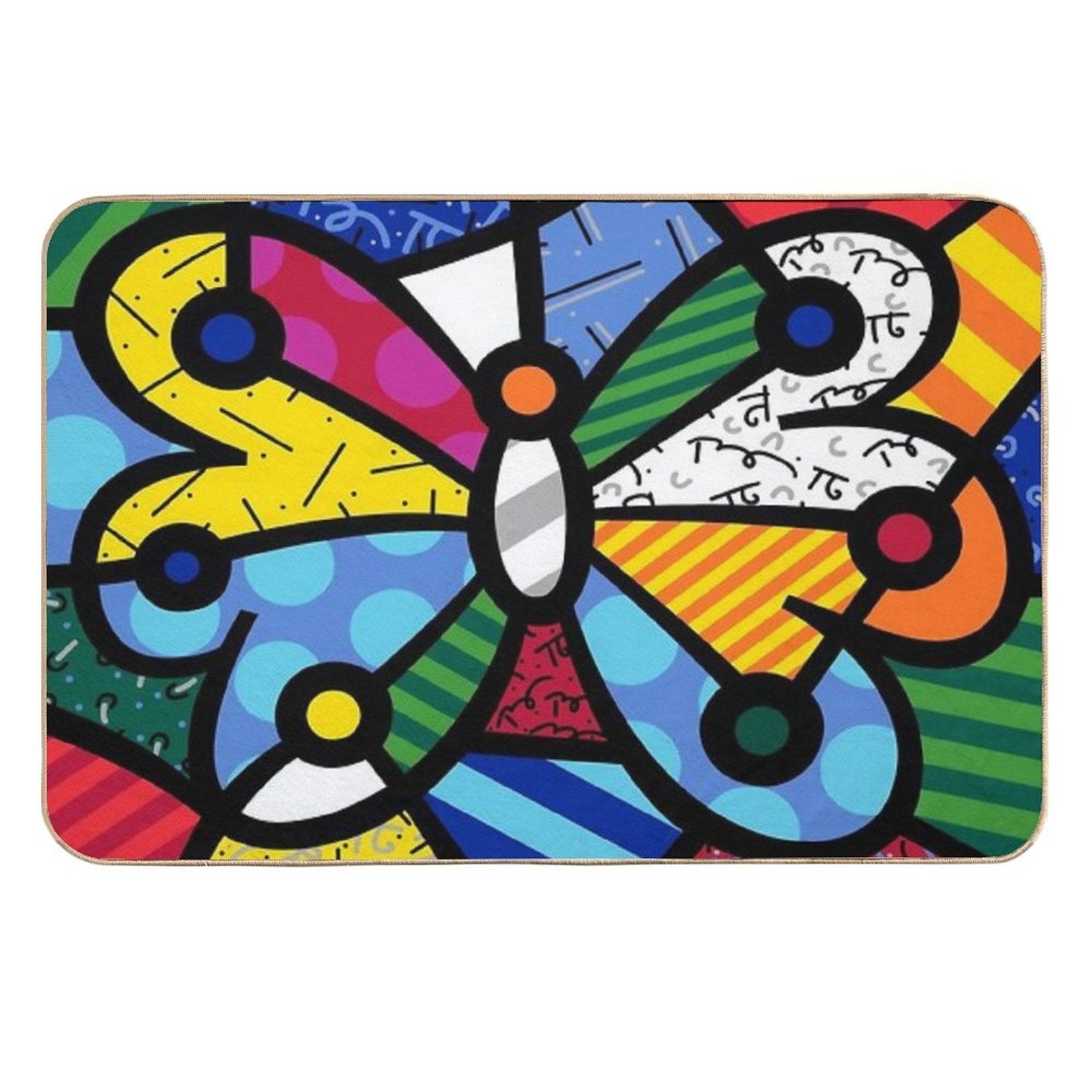 Romero Britto  Odorless Bath Mat