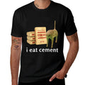 I Eat Cement Cat Kids Funny Dank Cat Meme  Tagless Design T-Shirt