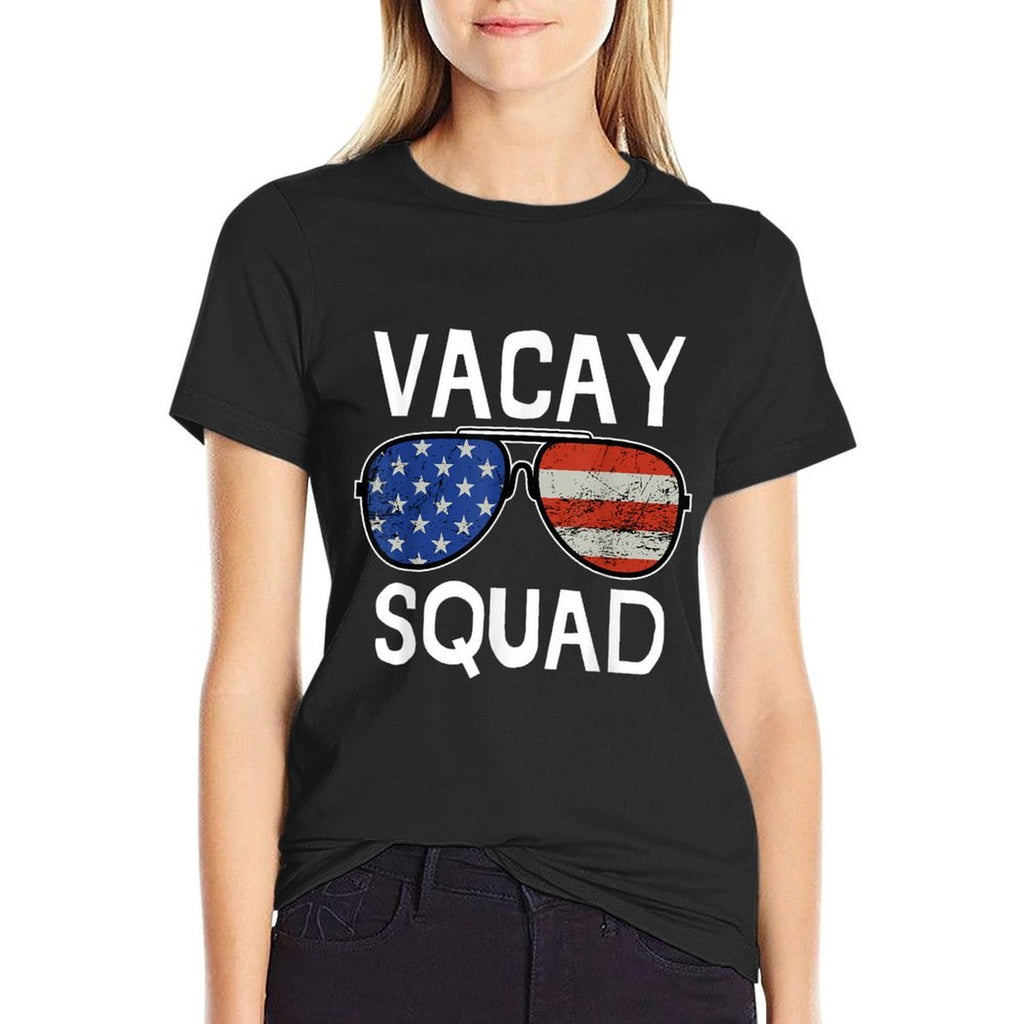 Vacay Squad Summer Vacation Family Friends Trip Matching Comfortable T-Shirt