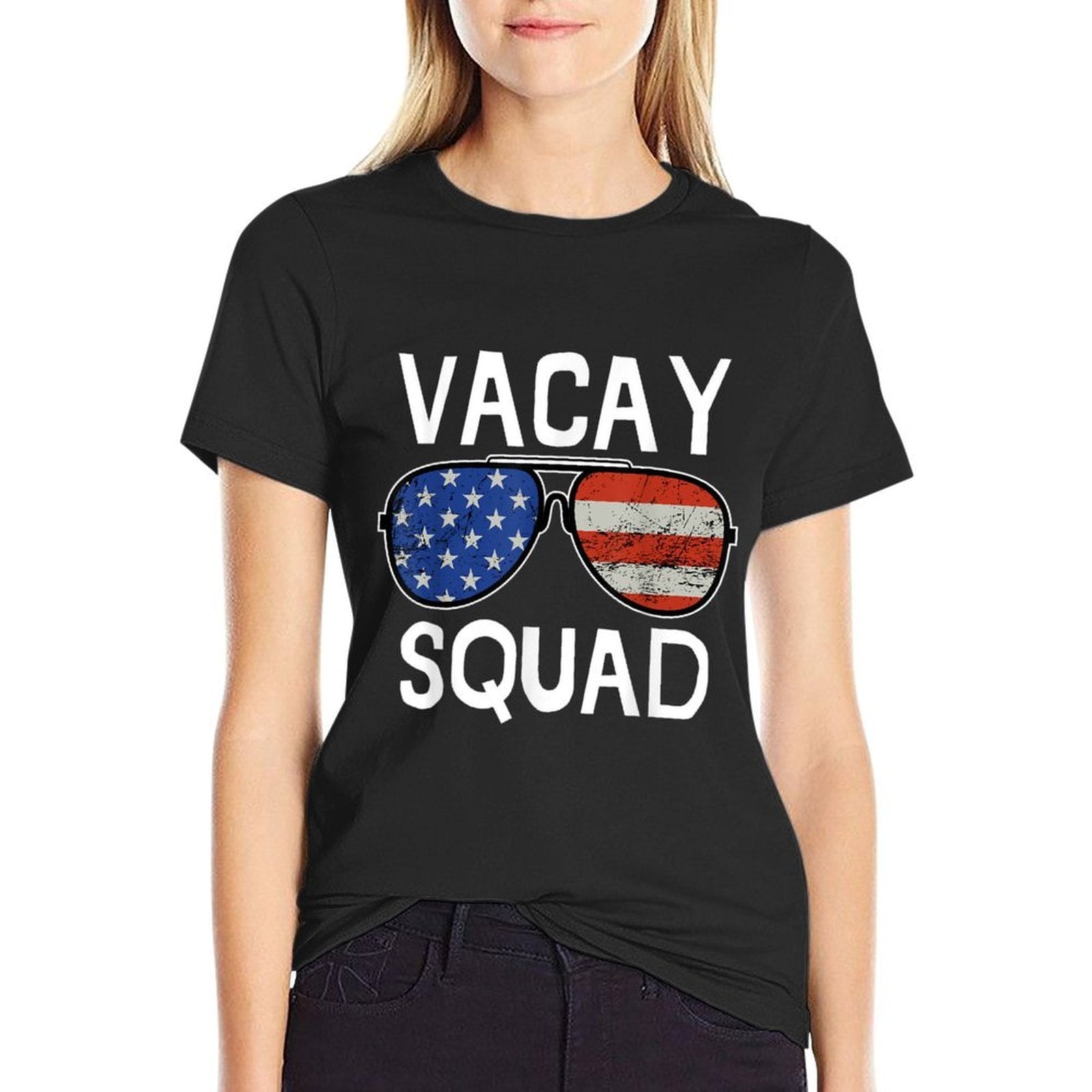 Vacay Squad Summer Vacation Family Friends Trip Matching Comfortable T-Shirt