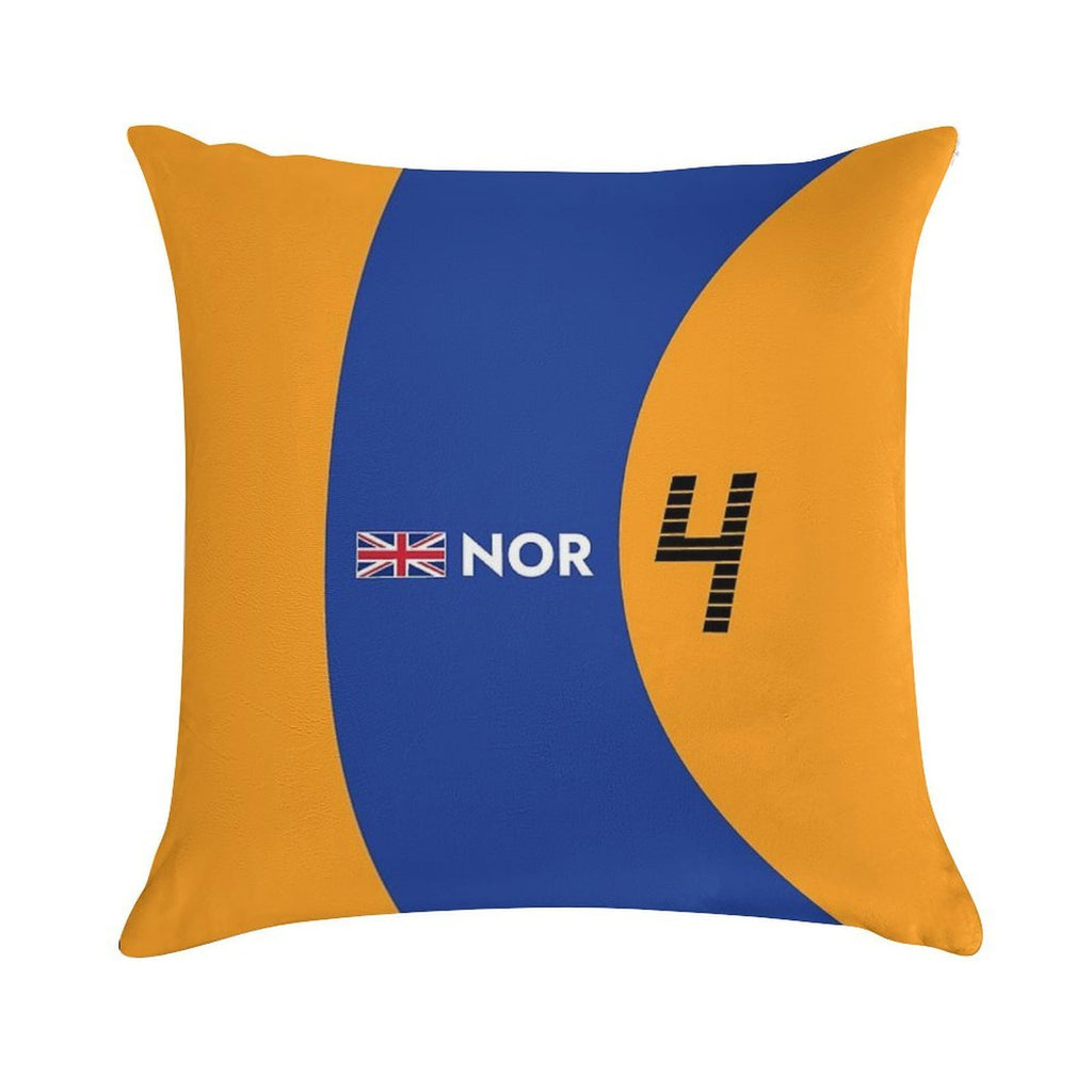 F1 2021 - #4 Norris Soft Washable Throw Pillow