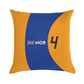 F1 2021 - #4 Norris Soft Washable Throw Pillow