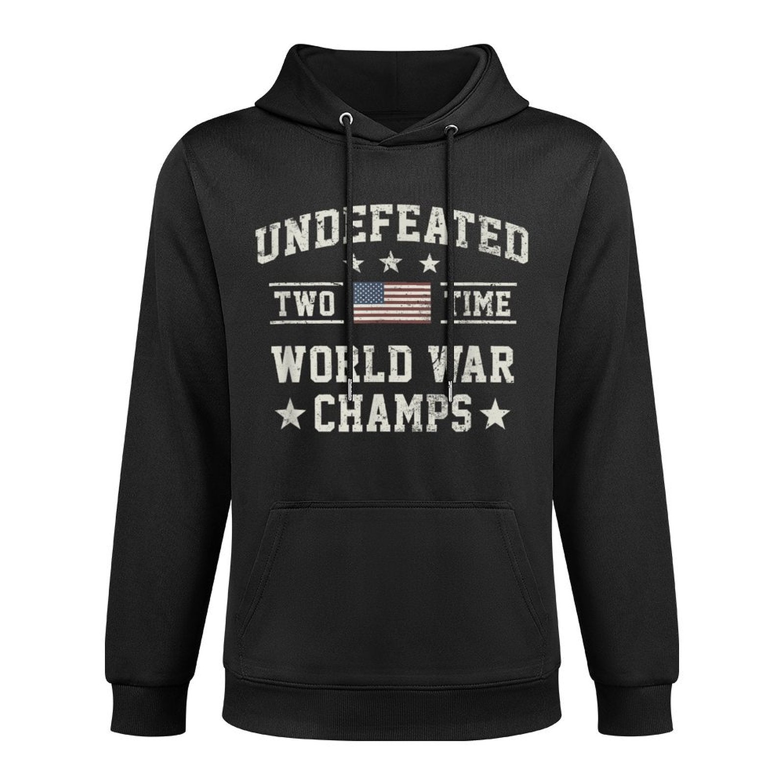 USA Undefeated Two Time World War Champs Colorfast Hoodie