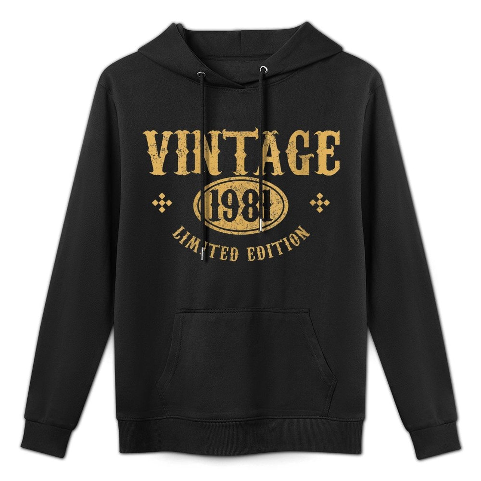Womens 40th Birthday Gift Funny Vintage 1981 Limited Edition Easy Care Hoodie