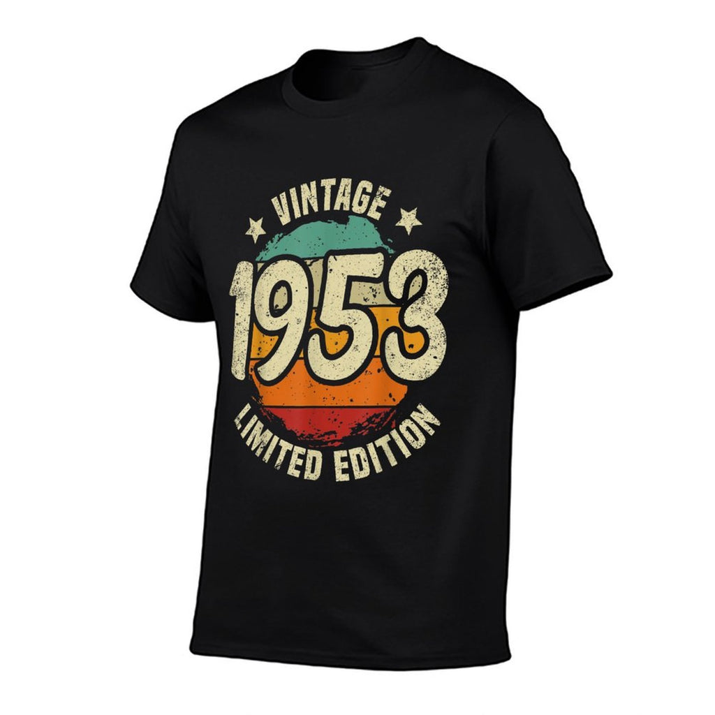 Vintage 1953 Limited Edition 70 Year Old 70th Birthday  Oversized Silhouette T-Shirt