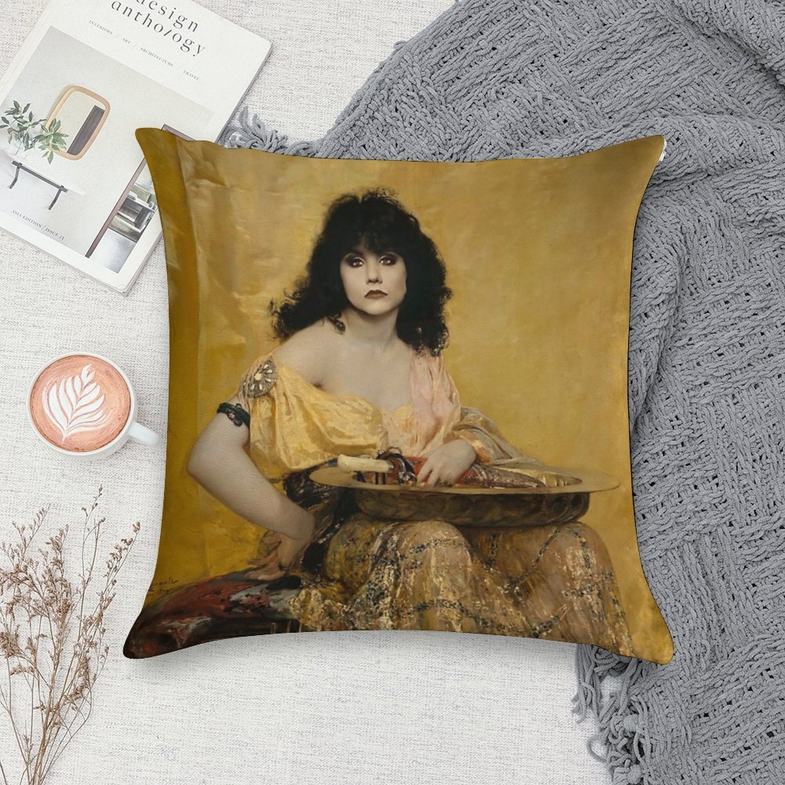 WWDITS Nadja HD Soft Washable Throw Pillow