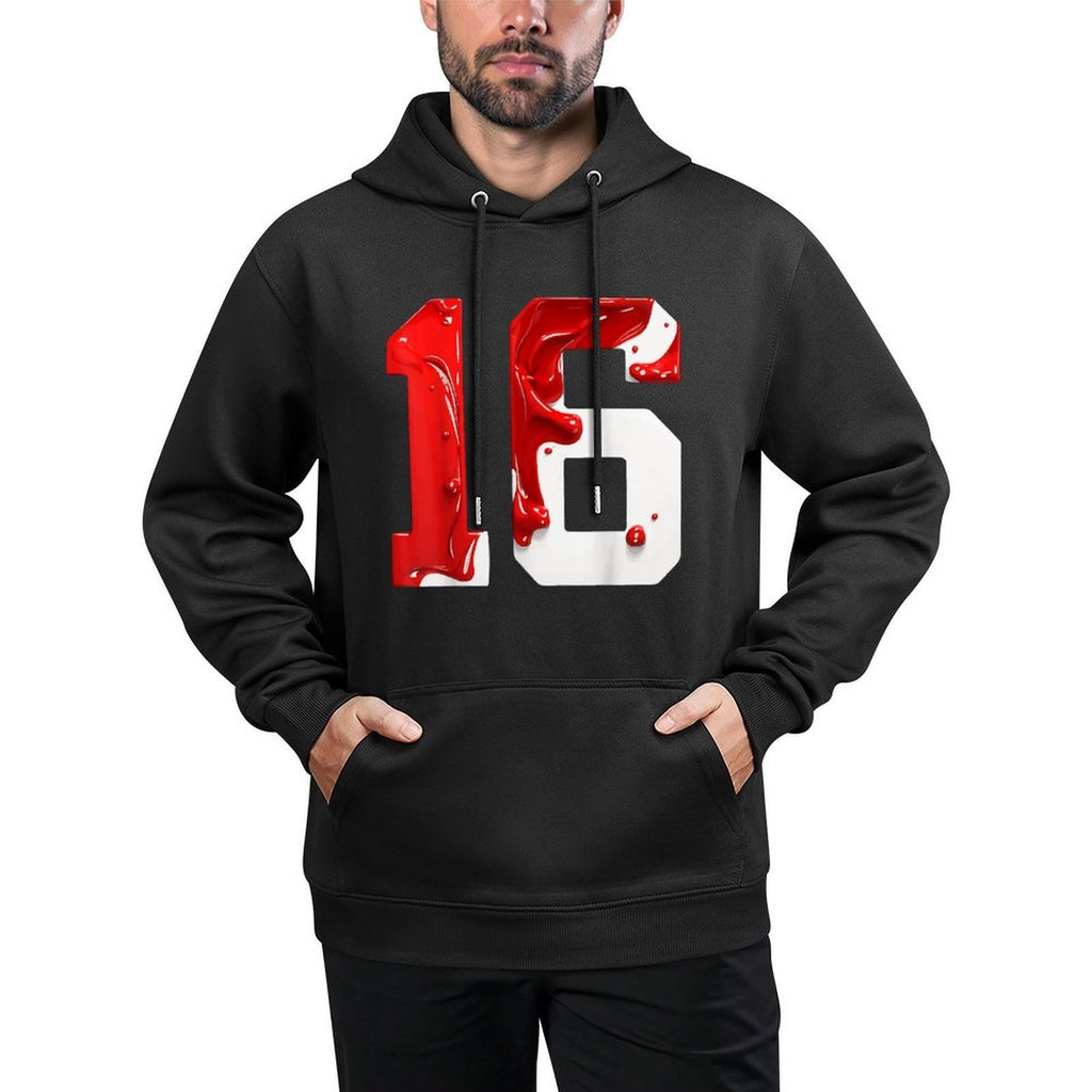NUMBER 16 YEARS OLD 16TH BIRTHDAY Shrink-Resistant Hoodie