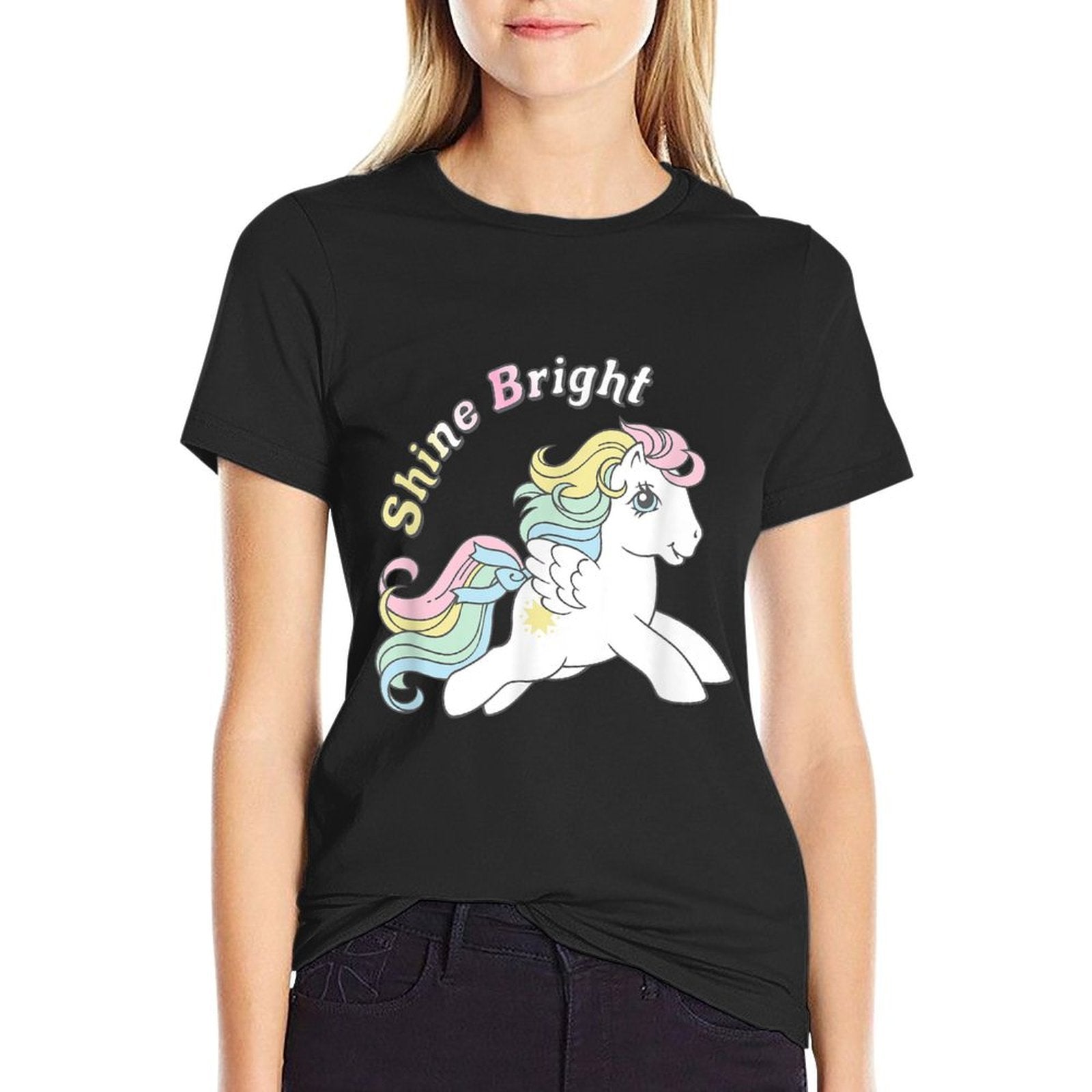 My Little Pony Retro Starshine Shine Bright Portrait  Lightweight T-Shirt