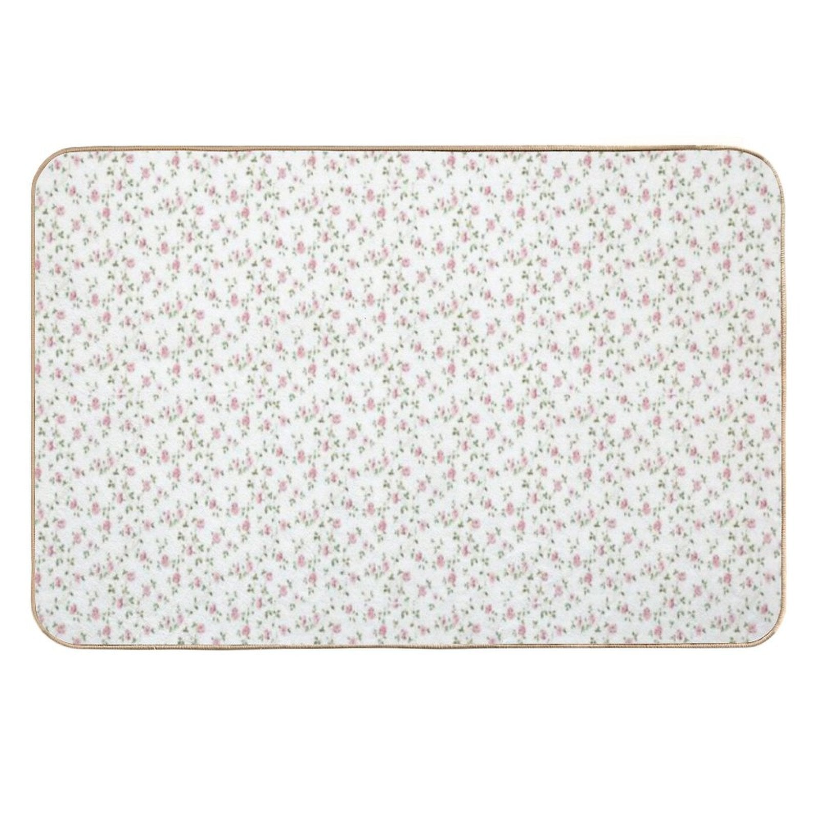 Coquette Floral Pattern  Stain-Proof Bath Mat