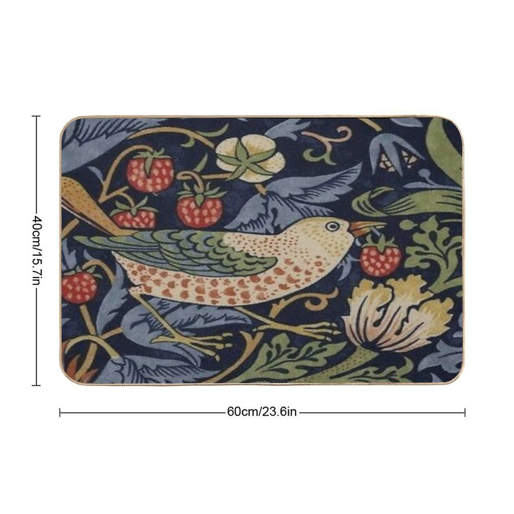 Strawberry Thie - William Morris  Long-Lasting Bath Mat