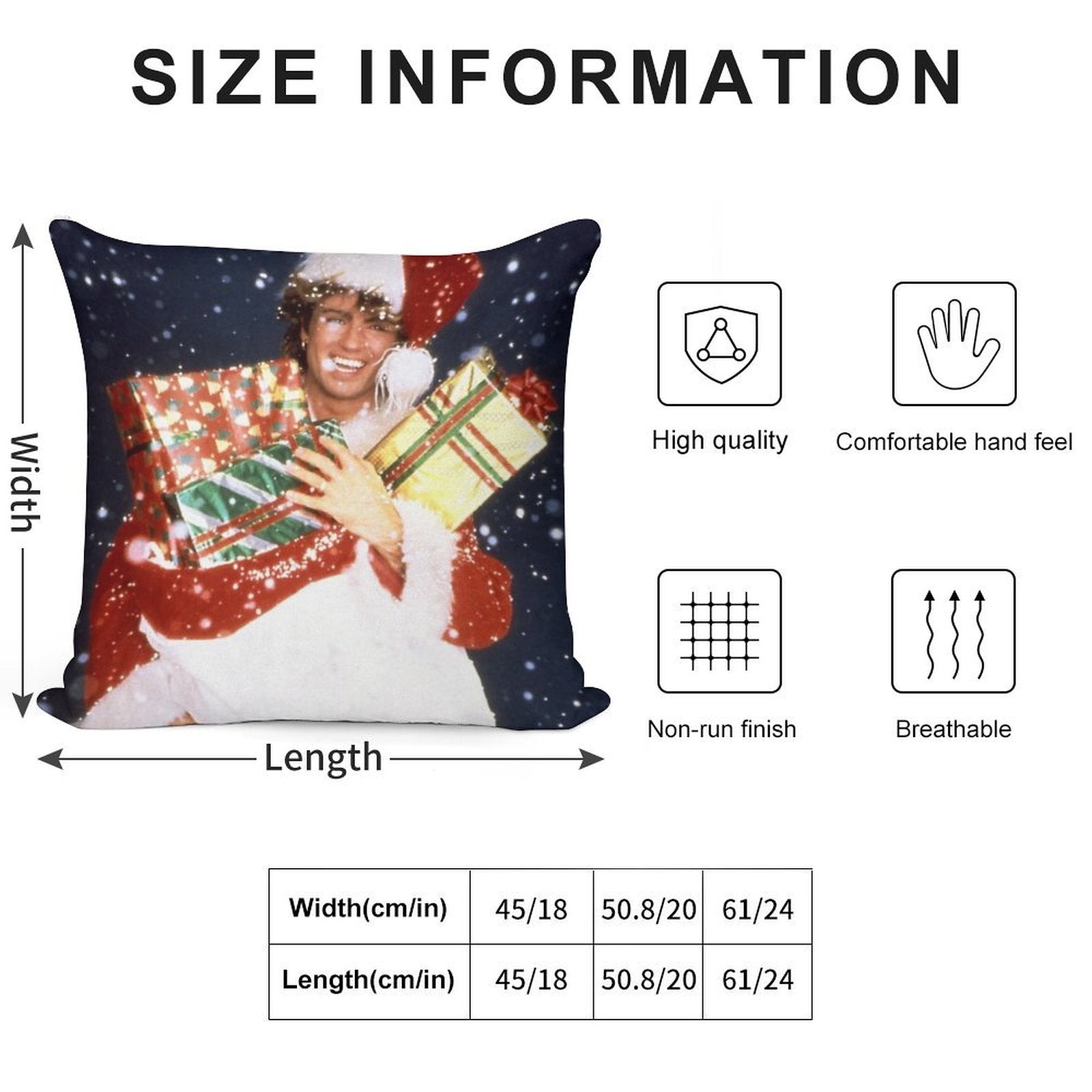Last Christmas Soft Multiple Sizes Throw Pillow