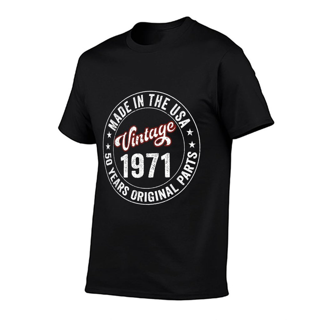 Vintage 1971 USA Original Parts 50th Birthday  Moisture-wicking T-Shirt