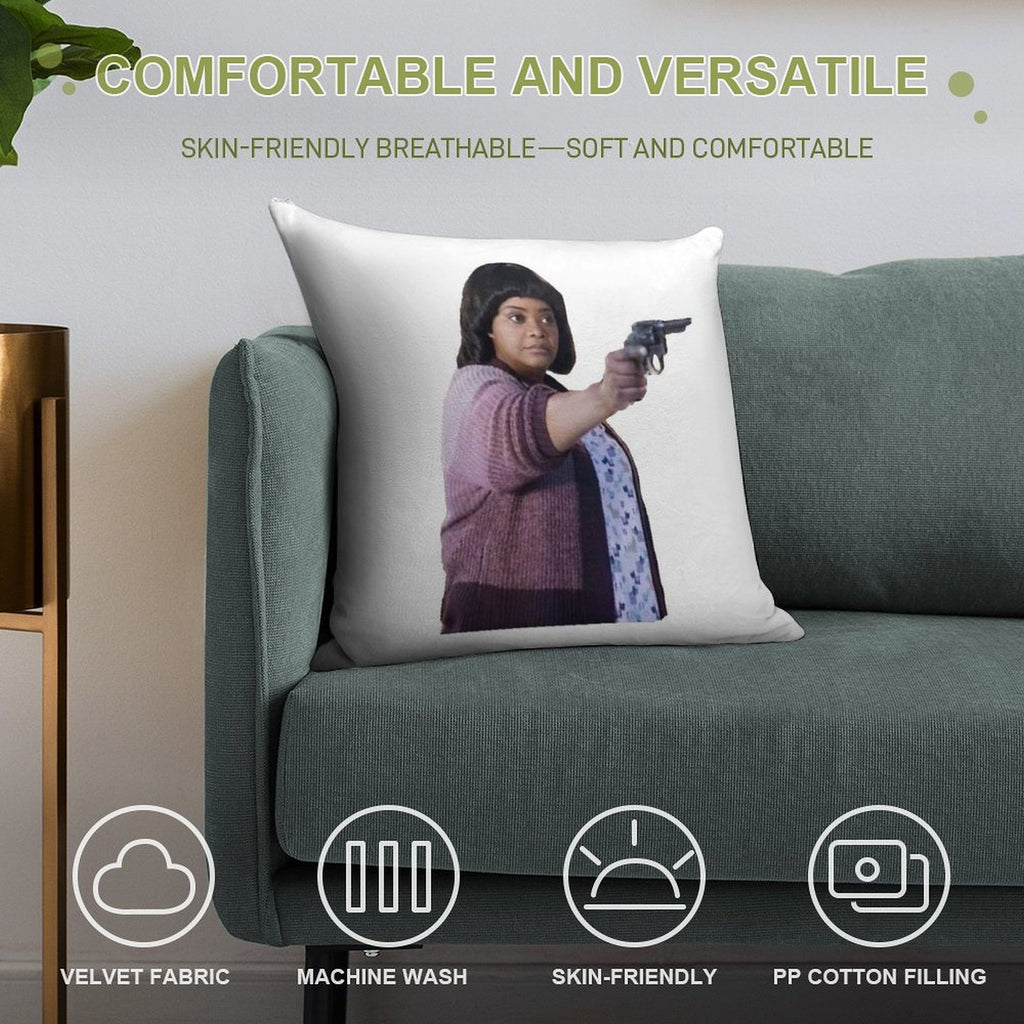 MA Movie Soft Warmth Comfort Throw Pillow