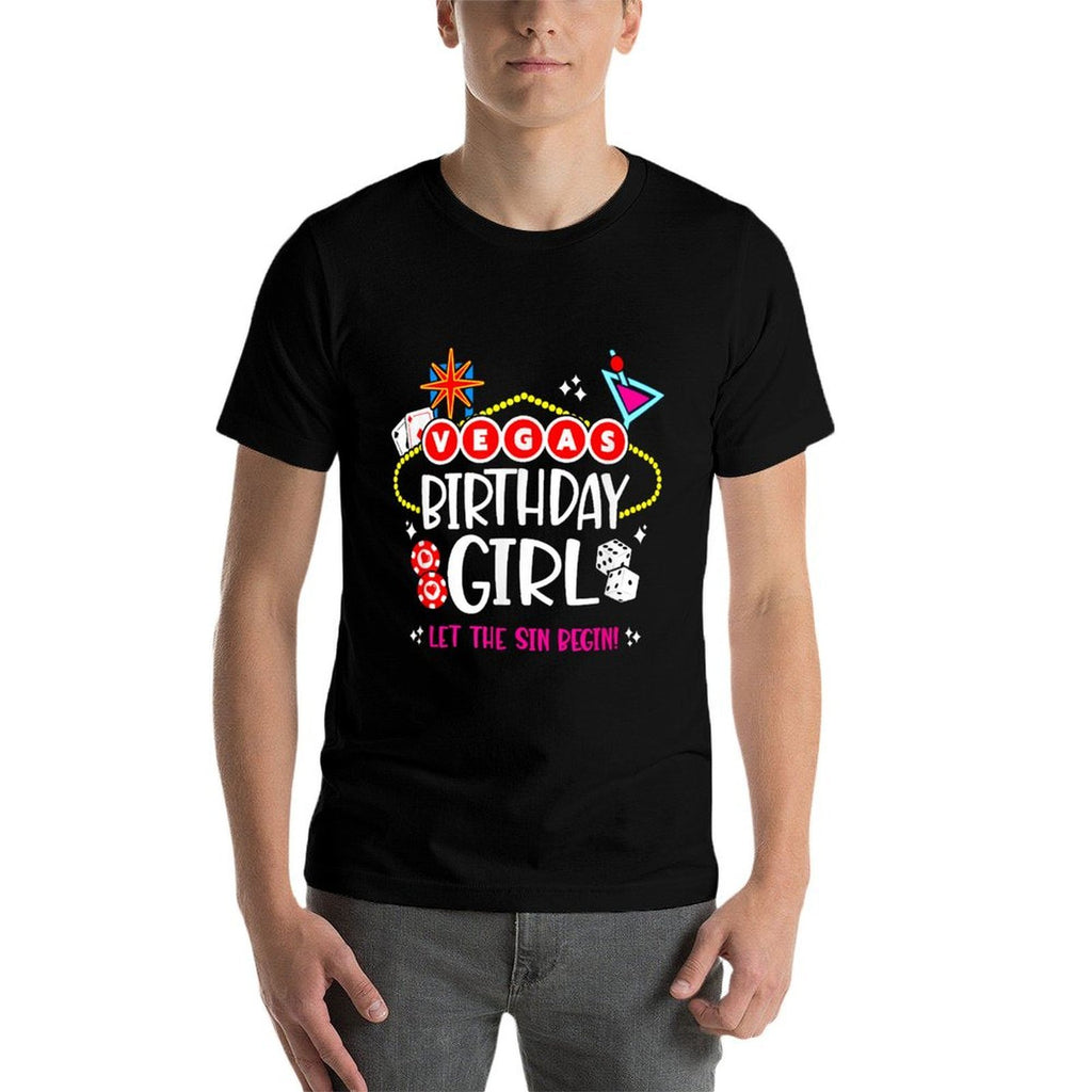 Las Vegas Birthday Squad  Wrinkle-resistant T-Shirt