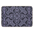 2023 New Digital Lavender Floral Pattern  Easy To Clean Bath Mat