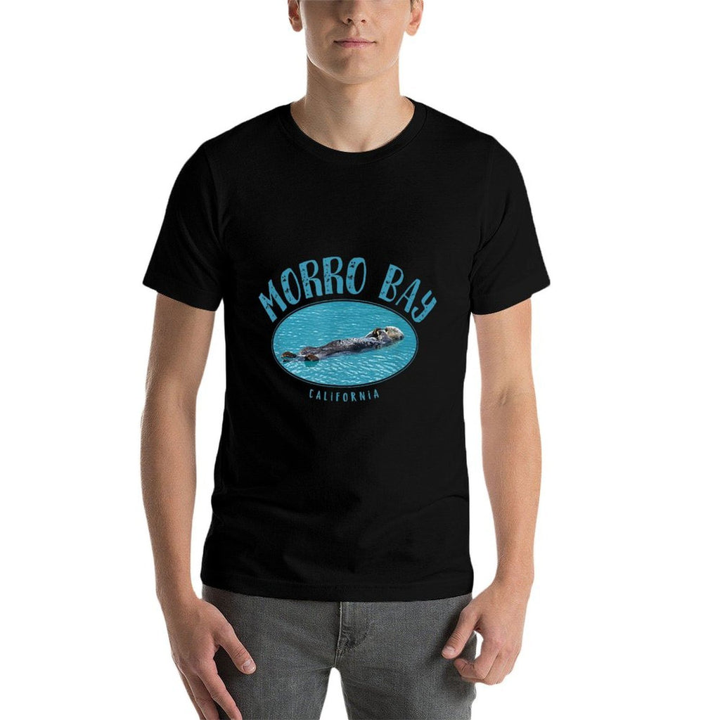 Morro Bay California Sea Otter Design  Odor-resistant T-Shirt