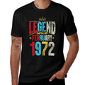 50th Birthday Gifts - Legend Since February 1972  Easy-care T-Shirt