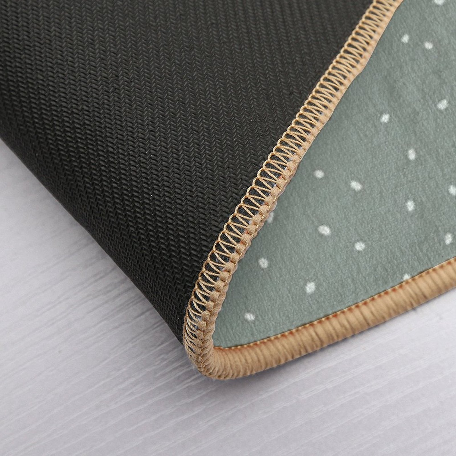 Scattered Dots in Mountain Green  Pet-Safe Bath Mat