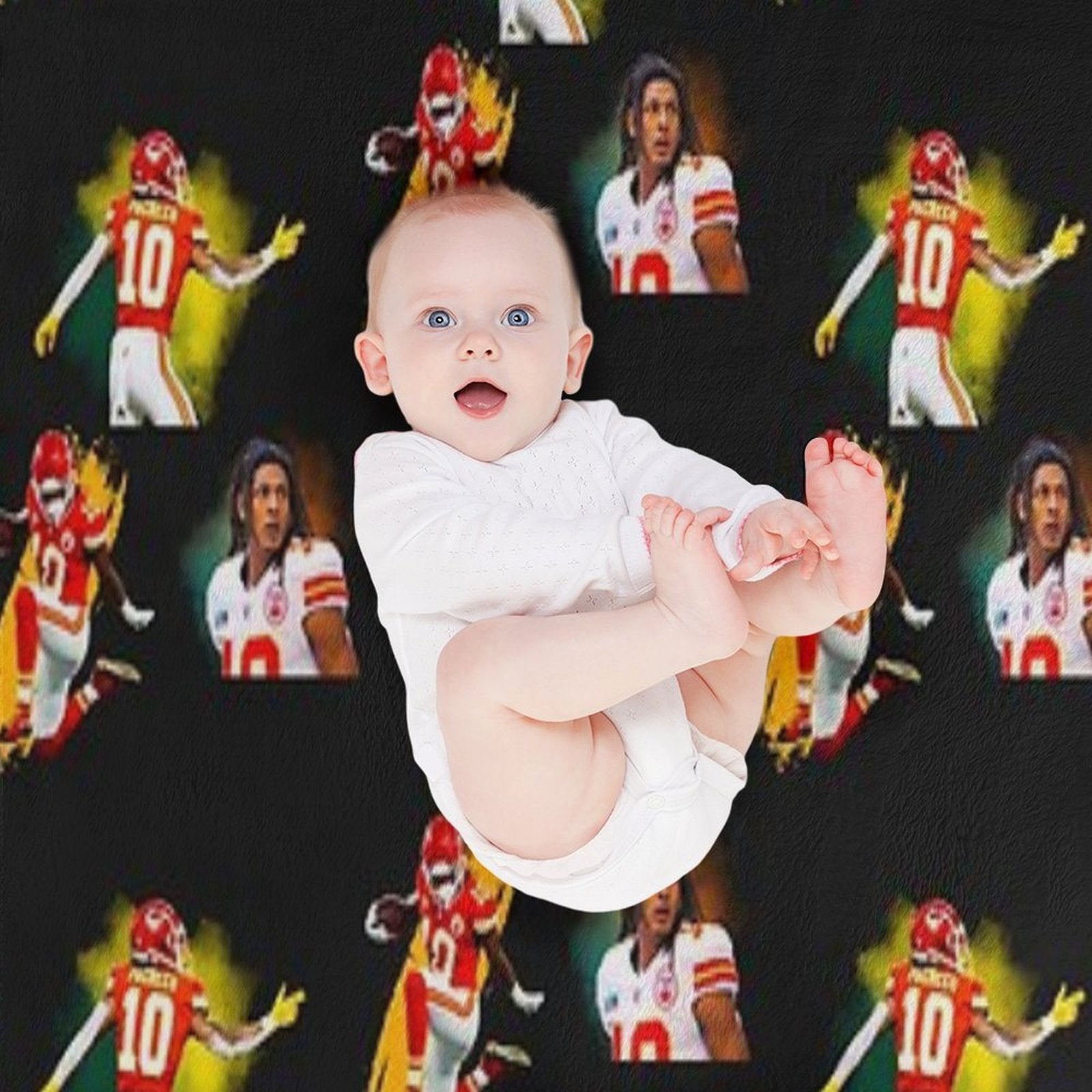 Isiah Pacheco HD Sticker Set  T Shirt Anti-pilling Throw Blanket