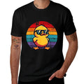 Cool Retro Yellow Duck in Sunglasses 70s 80s 90s Funny Duck  Vintage-inspired T-Shirt